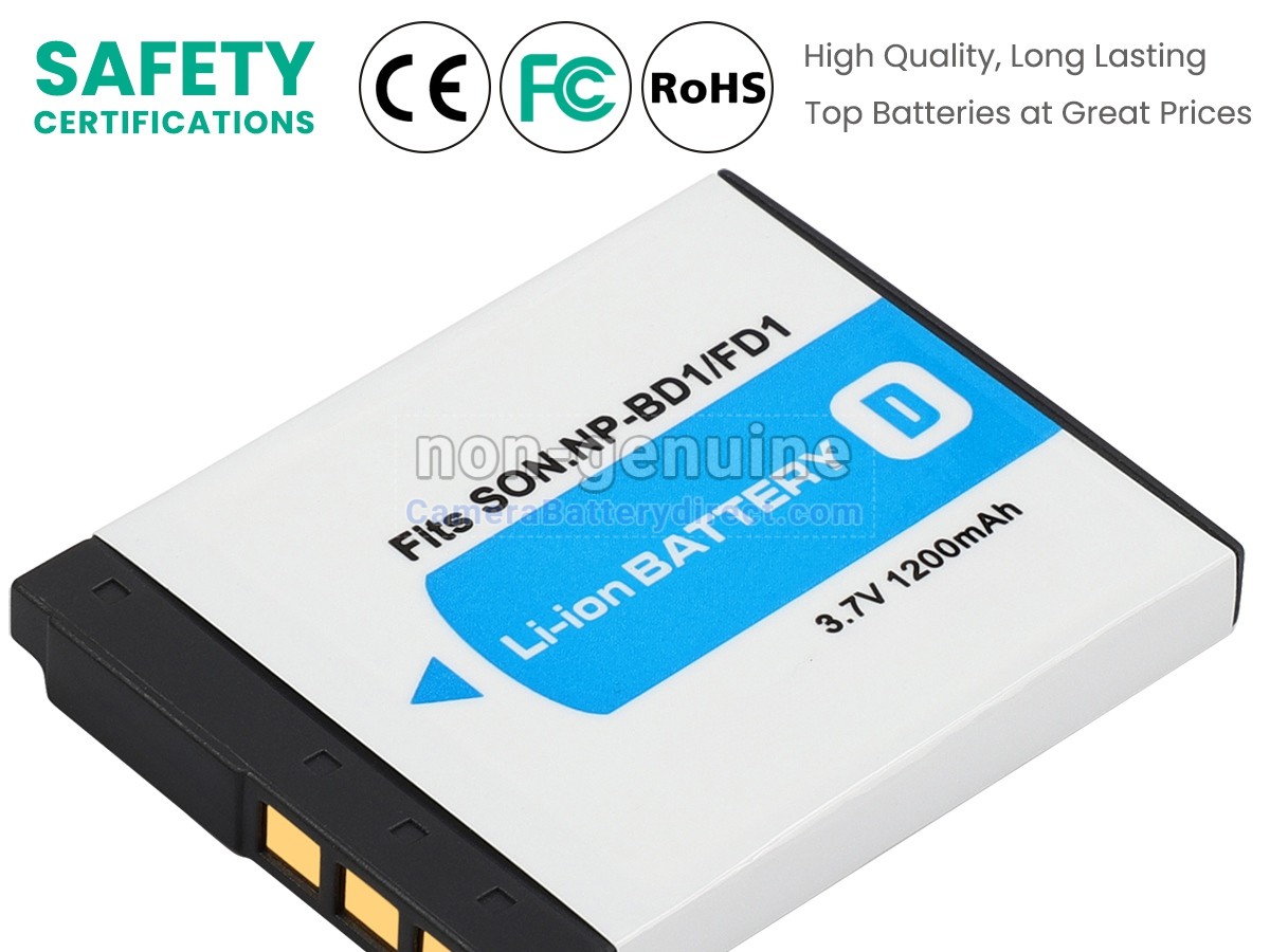 Rechargeable Battery for Sony DSC-T2