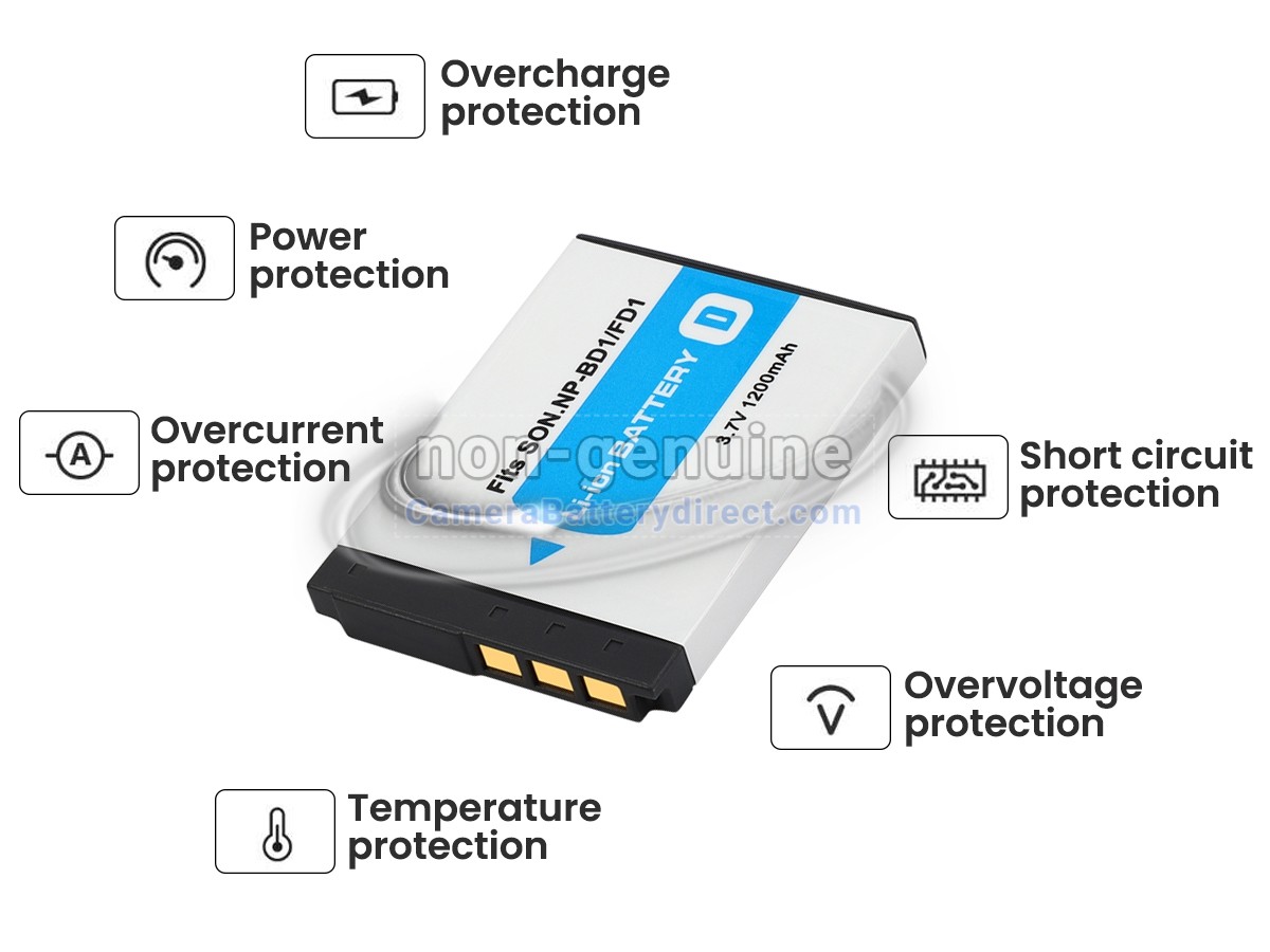 Rechargeable Battery for Sony DSC-T2