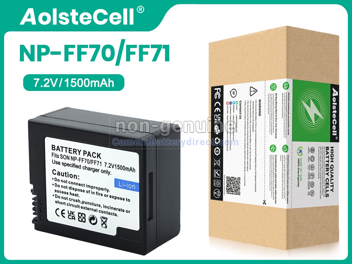 Rechargeable Battery for Sony NP-FF71