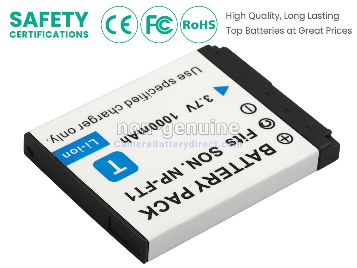 Rechargeable Battery for Sony DSC-T5