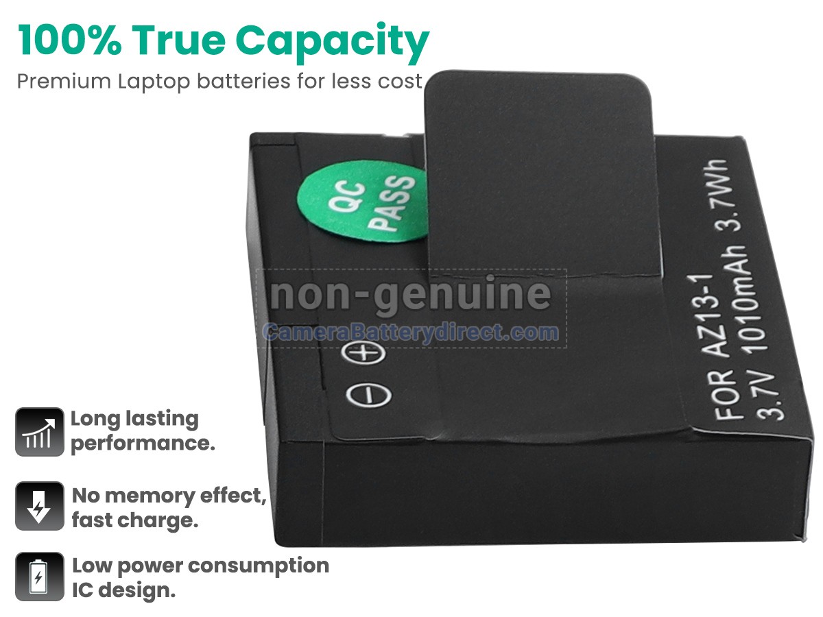 Rechargeable Battery for Xiaomi YI 2015DP0039