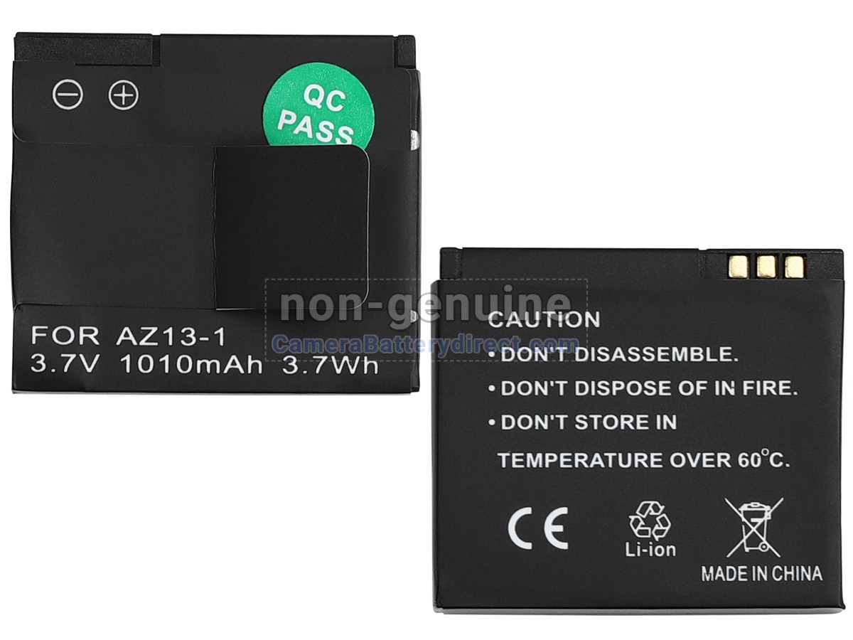 Rechargeable Battery for Xiaomi YI 2015DP0039